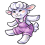 Lilac Sweet Lamb Overalls
