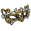 Gold Swirl Mask