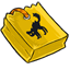 Yellow Cat Treat Bag