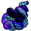 Neon Blue Tentacle Ravished Boots
