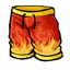 Flaming Swimming Trunks