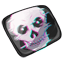 Glitched Skull TV Face Plate