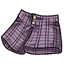 Purple Tweed Shorts