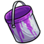 Used Purple Paint Can