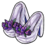 Purple Rose Glass Slippers