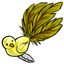 Yellow Vesnali Bird Clip