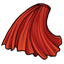 Crimson Drapey Split Maxi Skirt