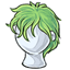 Green Video Gamer Wig