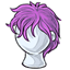 Purple Video Gamer Wig