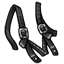 Black V-Suspenders