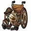Wheelchair with Rotten Blanket