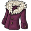 Dark Purple Winter Coat