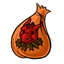 Wreathed Red Rreign Coinpurse
