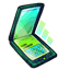Green Ziaran Flip Phone