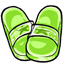 Green Comfy Flipflops