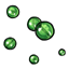 Green Glass Beads