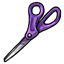Purple Craft Scissors