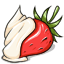 Cream Covered Strawberry