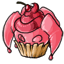 Cherry Warador Cupcake