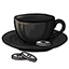 Black Cup of Butler Buttons