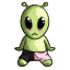 Cute Pouty Alien Baby Pants