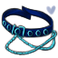 Perfect Cyan Chain Belt