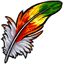 Rainbow Companion Feather