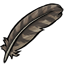 Gray Screech Owl Companion Feather