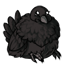 Coal Right Bird Floof