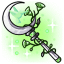 Moonlit Sparkle Wand of the Peridot Hummingbird