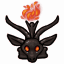 Burning Candle of the Baphomet