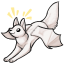 White Flying Fox Ears