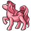 Pink Top Pony Figurine