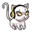 Purring Kitty Cat Headphone