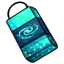 Aqua Glittery Package