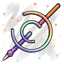 Rainbow Galaxy Pen