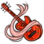 Blush Tangled Guitar Strings