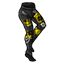 Yellow Plaid Patched Black Britches