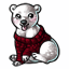 Bearly Knit Red Sweater
