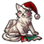 Festive Kitty Elf Sweater