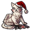 Festive Kitty Reindeer Sweater