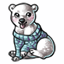 Bearly Knit Aqua Sweater