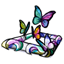 Opal Butterfly Frame