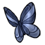 Black Stained Glass Butterfly