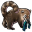 Suspended Plaid Coati Skirt
