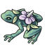 Fancy Frog Lavender Floral Wreath