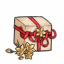 Golden Floral Trinket Box