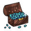 Aquamarine Dazzler Treasure Chest