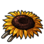 Fake Sunflower Waist Clip