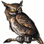 Great Horned Owl Brush Set